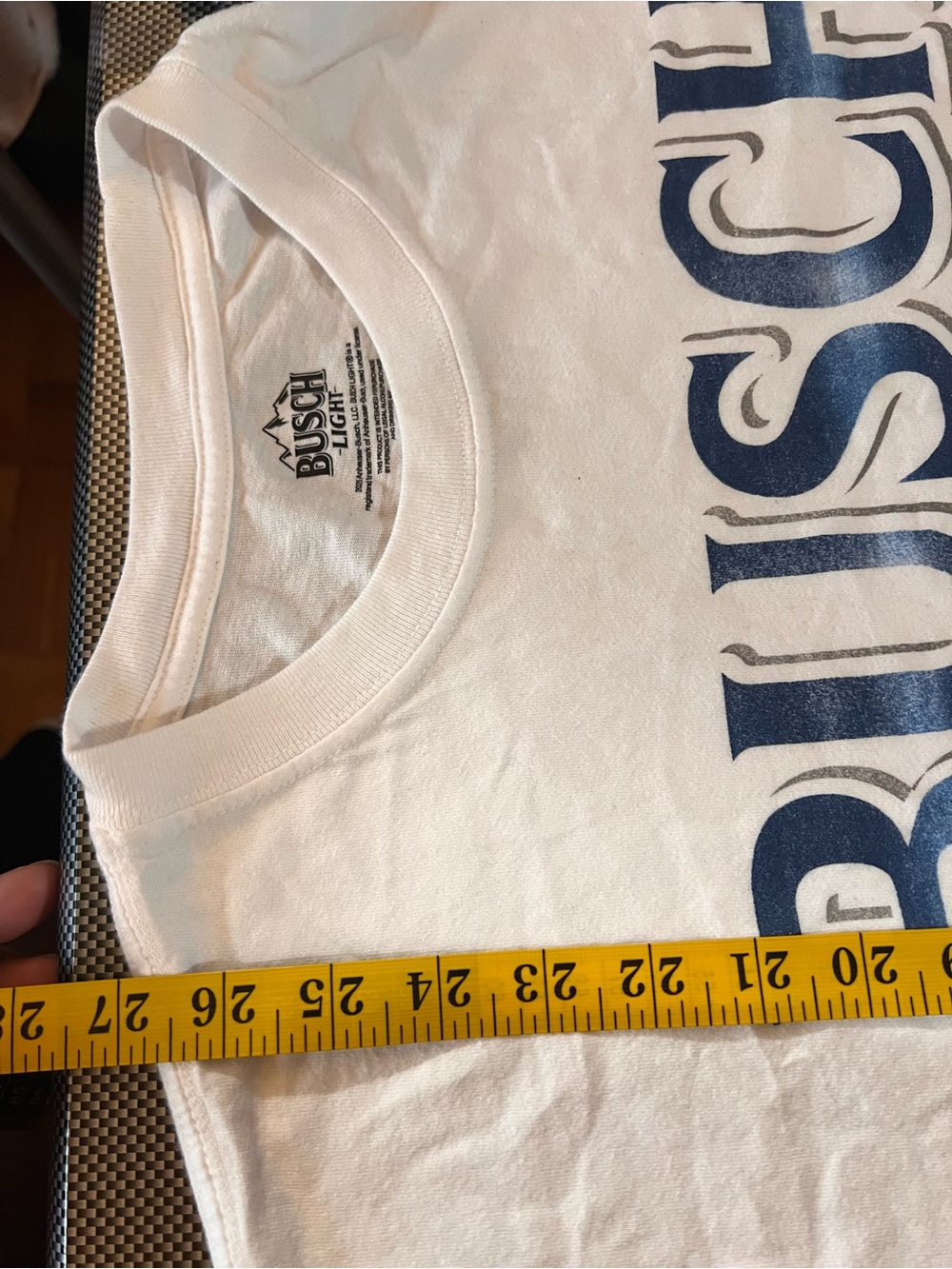 Busch light Racing Team White Graphic Tee - Picture 6 of 7
